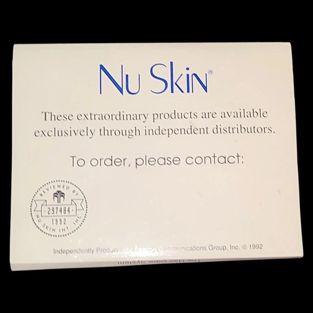 Vintage 1992‎ Nu Skin Hair Care Sample Kit NOS Rare Shampoo Conditioner Gel